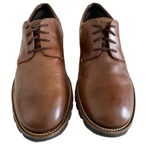 NWOB Rockport Wingtip Perforated Brogue Men\'s Brown Leather Oxfords 9.5W W Casual Shoes for Men for sale | eBay main image 4